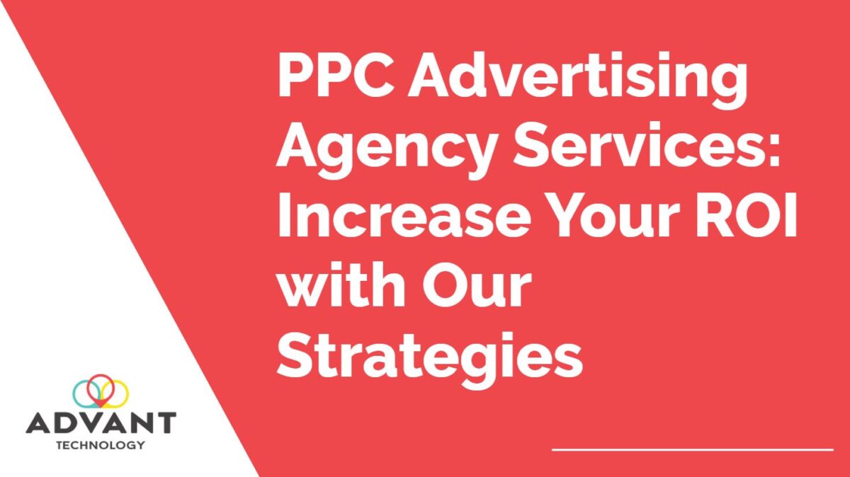 Blog header with the words "PPC Advertising Agency Services: Increase Your ROI with Our Strategies"