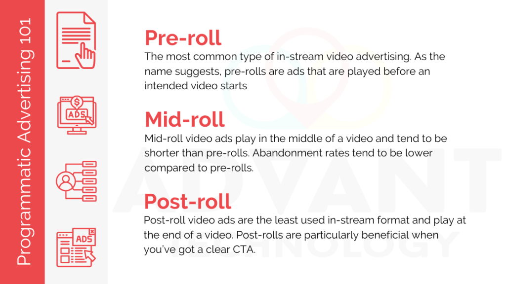 In-Stream Video Advertising - Pre-roll _ Mid-roll _ Post-roll - Advant Technology