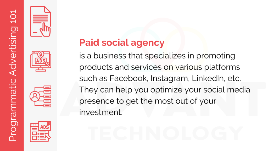 Paid social agency