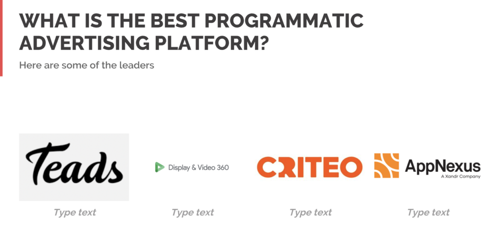 What is the best programmatic advertising platform? - Programmatic Advertising 101 - Advant Technology