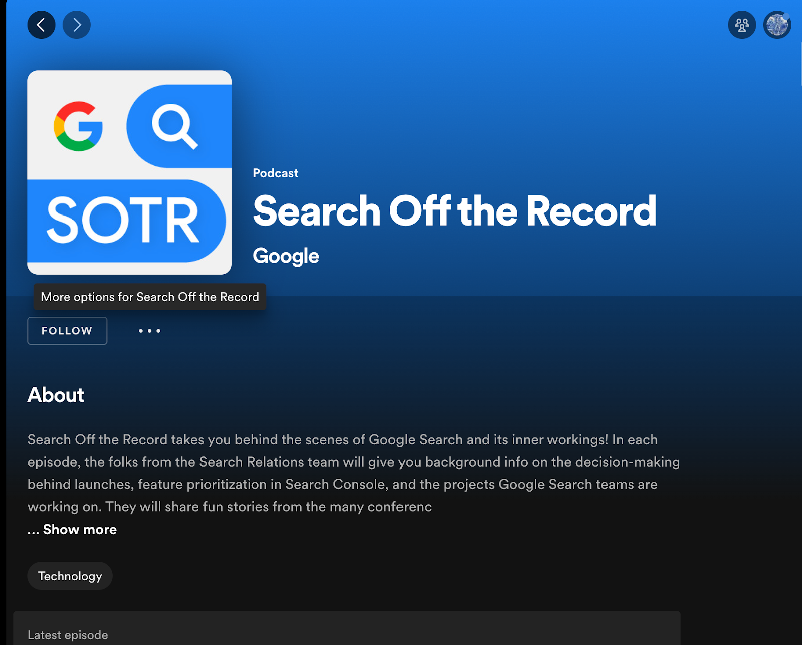 Search off the Record