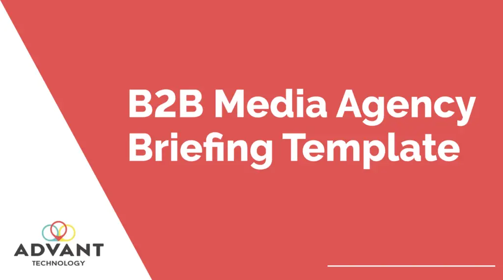 B2B Media Agency Briefing Template