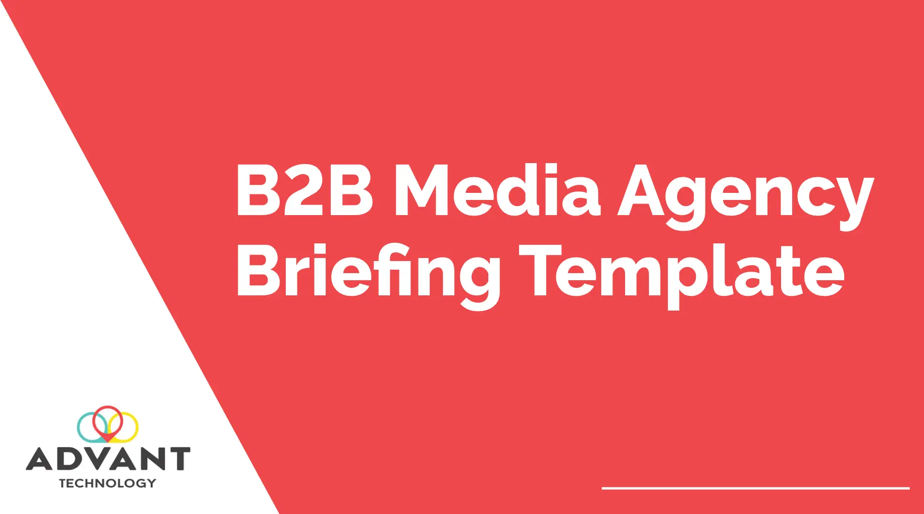 B2B Media Agency Briefing Template