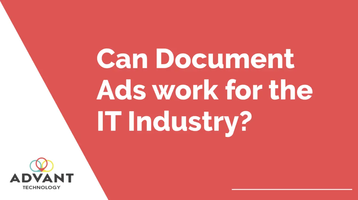 Can Document Ads work for the IT Industry